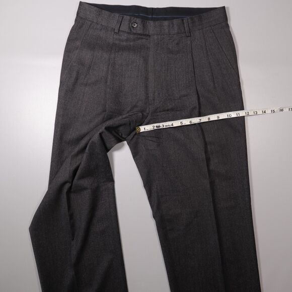 Brooks Brothers Vitale Barberis Canonico Wool Pants Made in Canada Mens 33x27 - Picture 9 of 10